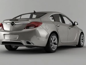 opel insignia opc 2012 3D Model