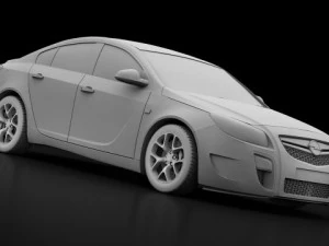 opel insignia opc 2012 3D Model