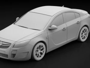 opel insignia opc 2012 3D Model