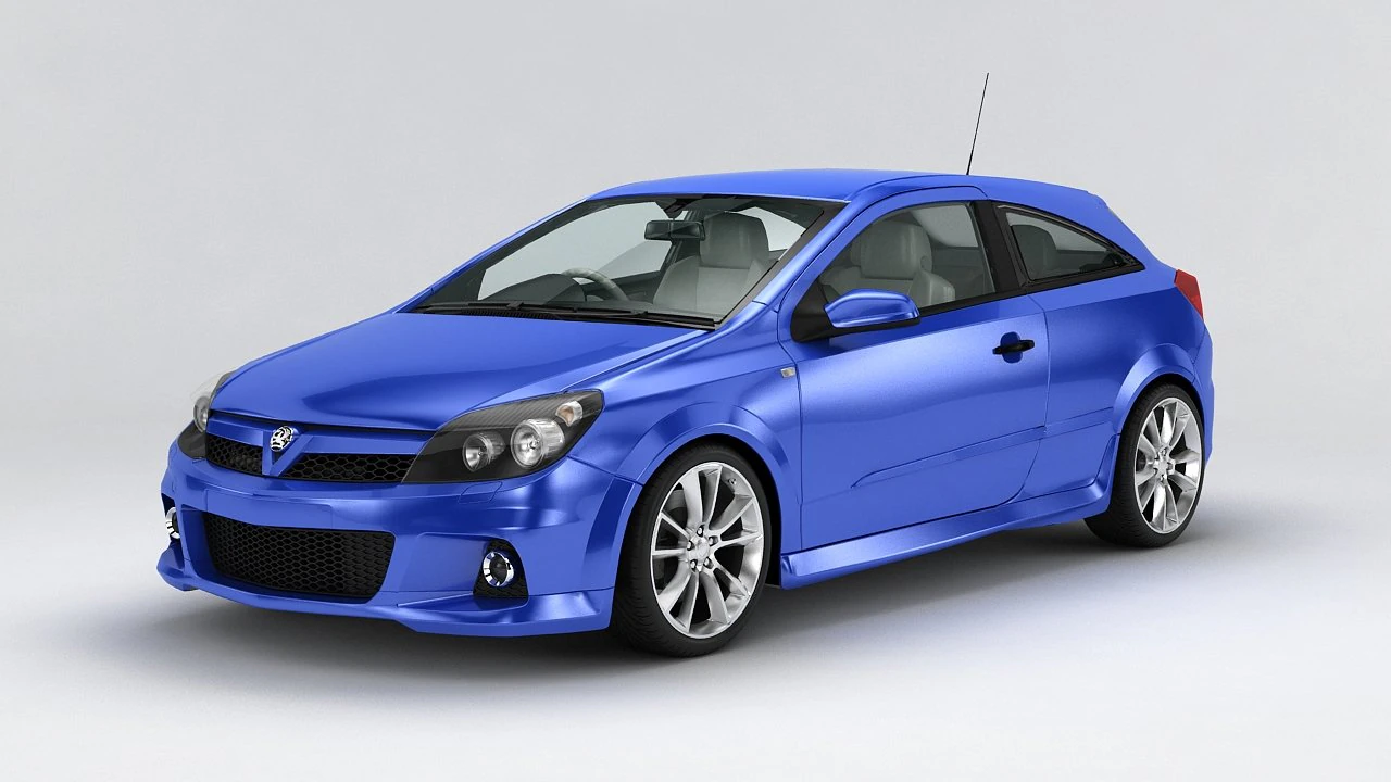 vauxhall astra vxr 2011 3D Model .c4d .max .obj .3ds .fbx .stl .blend