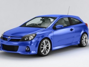 vauxhall astra vxr 2011 3D Модель