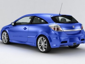 vauxhall astra vxr 2011 Model 3D