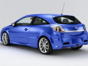 vauxhall astra vxr 2011 3D Model