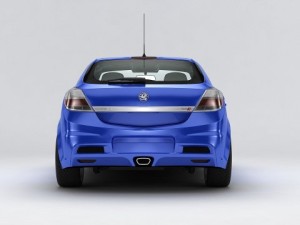 vauxhall astra vxr 2011 Model 3D