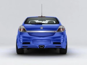 vauxhall astra vxr 2011 3D Model
