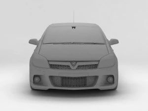 vauxhall astra vxr 2011 3D Model