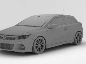 vauxhall astra vxr 2011 3D Model