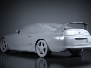 toyota supra 1998 3D Модель