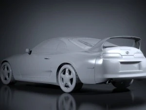toyota supra 1998 3D Model