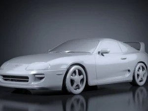 toyota supra 1998 3D Model