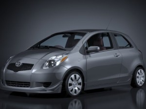 toyota yaris s 2008 3D Модель