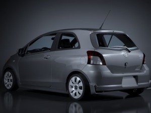 toyota yaris s 2008 3D 模型