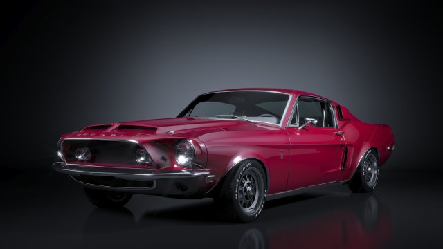 shelby 500kr 68 3D Model .c4d .max .obj .3ds .fbx .stl .blend 