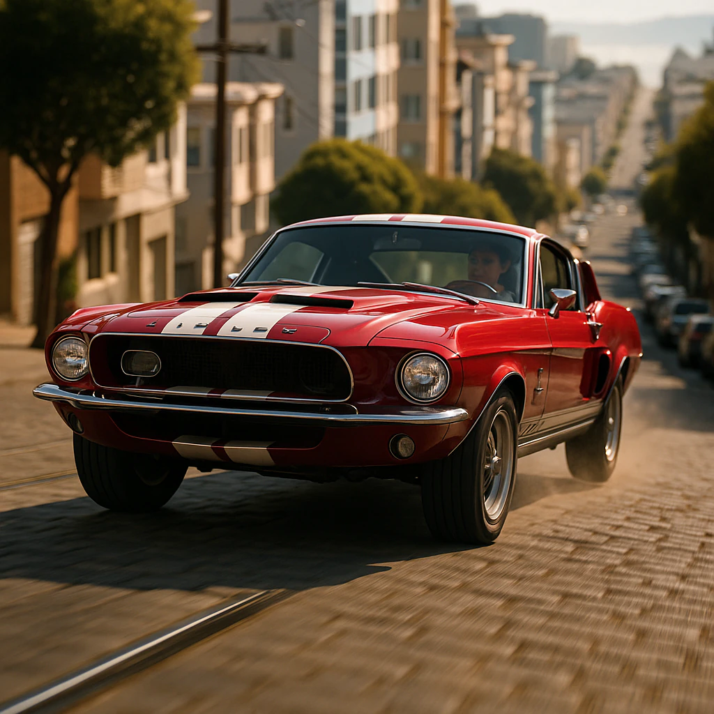 Shelby 500kr 68 3D Model .c4d .max .obj .3ds .fbx .stl .blend
