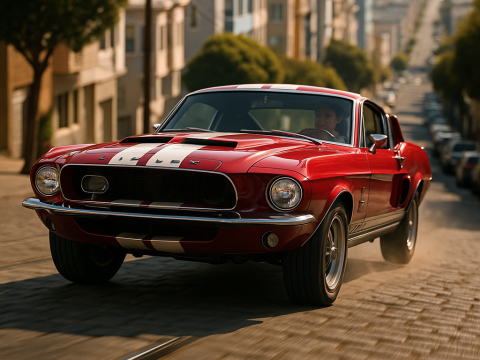 Shelby 500kr 68 3D Model