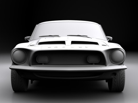 Shelby 500kr 68 3Dモデル