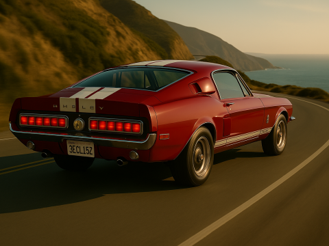 Shelby 500kr 68 3Dモデル