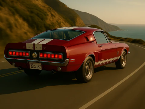 Shelby 500kr 68 3D Model