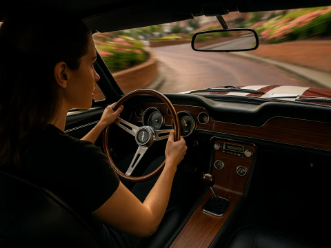 Shelby 500kr 68 3D Model