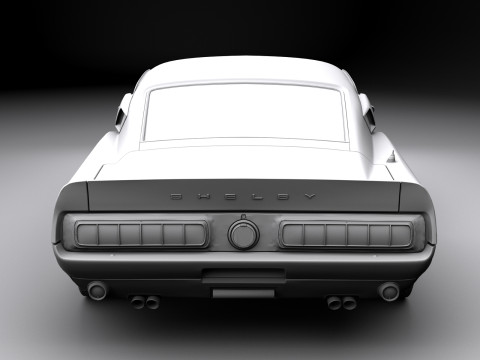 Shelby 500kr 68 3Dモデル