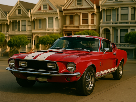 Shelby 500kr 68 3Dモデル