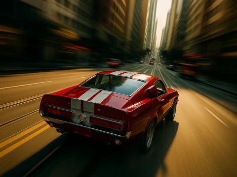Shelby 500kr 68 3D Model