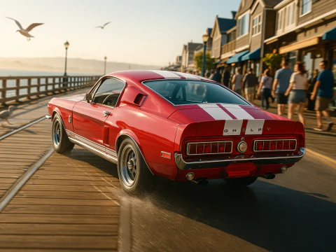 Shelby 500kr 68 3D Model