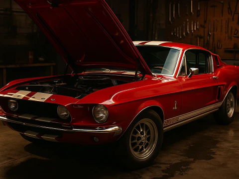 Shelby 500kr 68 3D Model