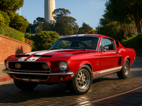 Shelby 500kr 68 3Dモデル