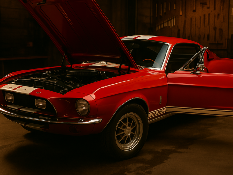 Shelby 500kr 68 3Dモデル