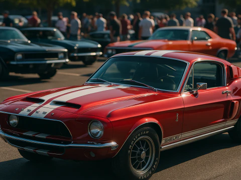 Shelby 500kr 68 3D Model