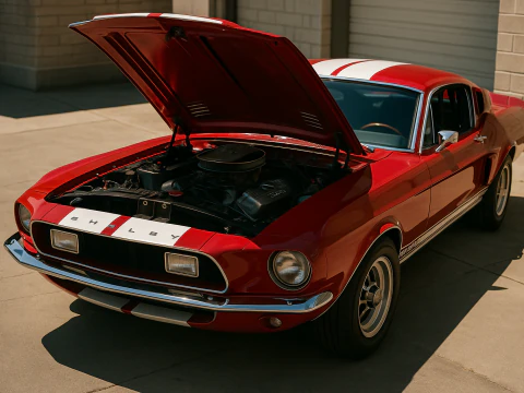 Shelby 500kr 68 3D Model