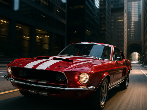 Shelby 500kr 68 3Dモデル