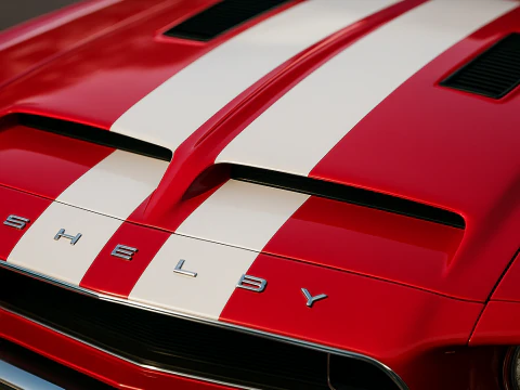 Shelby 500kr 68 3D Model