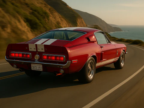 Shelby 500kr 68 3D Model