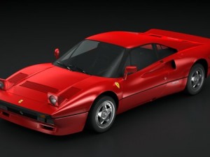 ferrari gto 1984 3Dモデル