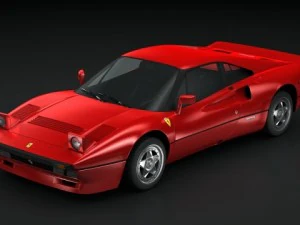 ferrari gto 1984 3D Model