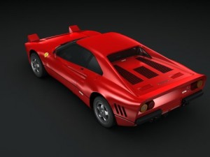 ferrari gto 1984 3Dモデル