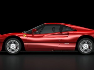 ferrari gto 1984 3Dモデル