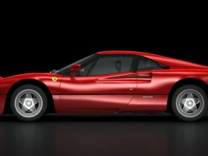 ferrari gto 1984 3D Model