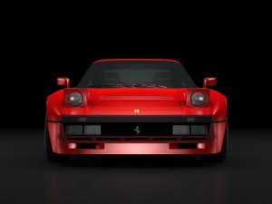 ferrari gto 1984 3Dモデル