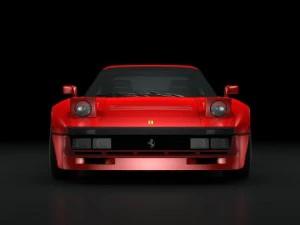 ferrari gto 1984 3D Model