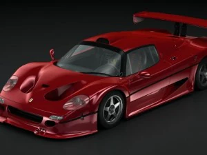 ferrari f50gt 1996 3D Model