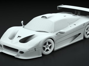 ferrari f50gt 1996 3D Model