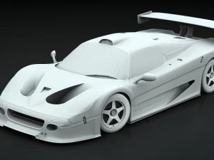 ferrari f50gt 1996 3D Model