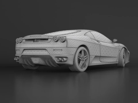 Ferrari f430 05 3D Model