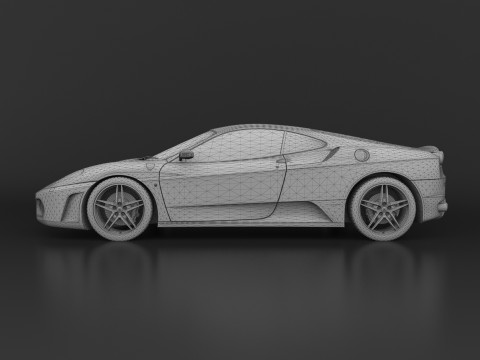 Ferrari f430 05 Model 3D
