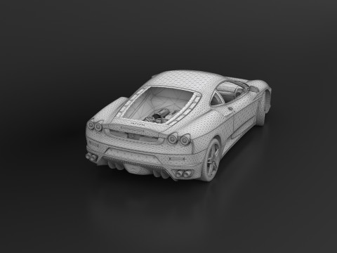 Ferrari f430 05 Model 3D