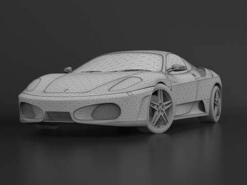 Ferrari f430 05 Model 3D