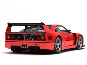 ferrari f40 competizione 89 3D Model